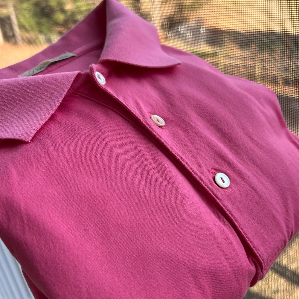 Peter Millar Polo Shirt Pink Cotton XL - Picture 15 of 16